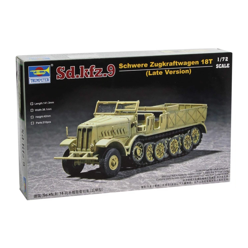 07252 - SD. KFZ. 9 SCHWERER ZUGKRAFTWAGEN 18t Type F3 1/72