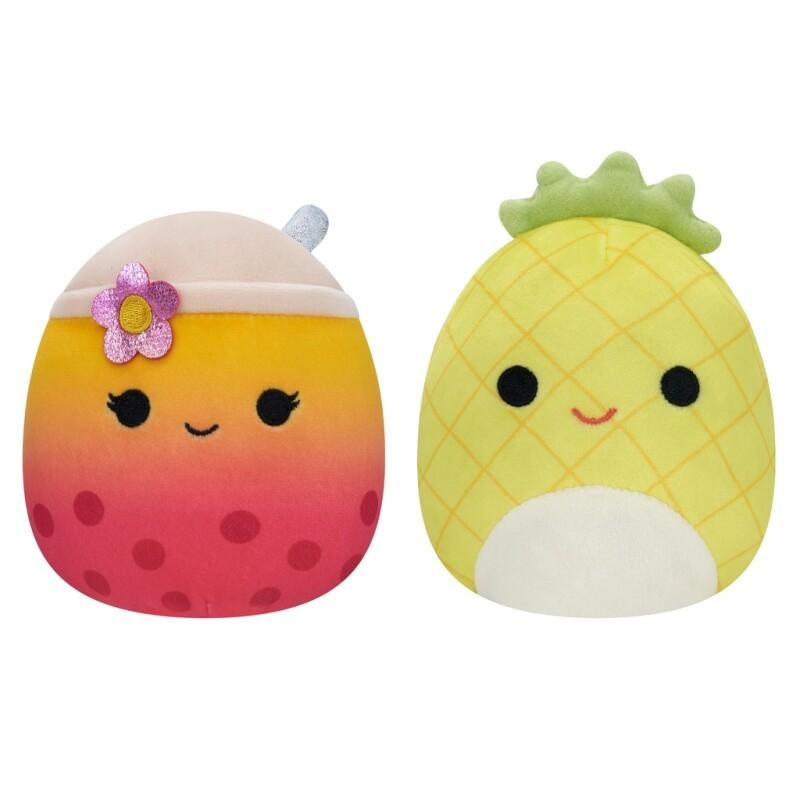 SQUISHMALLOWS 12CM - ROZA TAPIOKA BERGIT/ ANANAS S BIJELIM TRBUHOM MAUI
