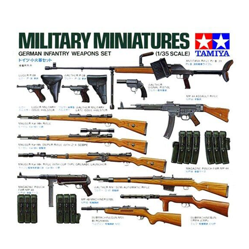 35111 – DIORAMA SET GERMAN WEAPONS 1/35