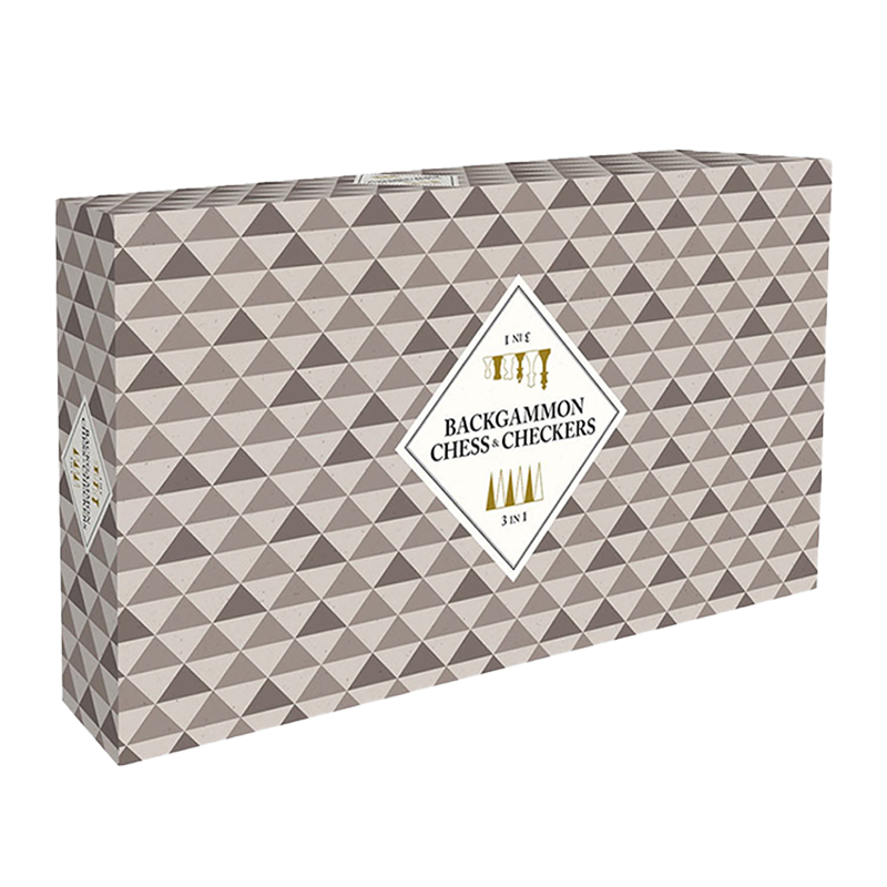 Chess/Backgammon/Checkers 3-in-1 Set