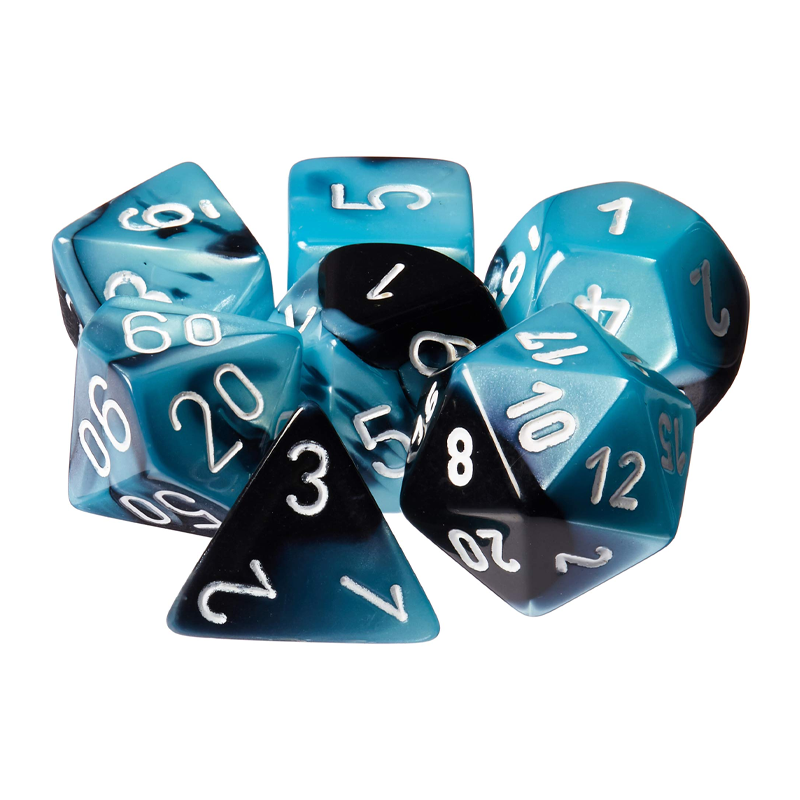 https://cartamagica.latzee.net/wp-content/uploads/2023/11/Chessex-GEMINI-BLACK-SHELL-WHITE-Set-Kockica_1.png