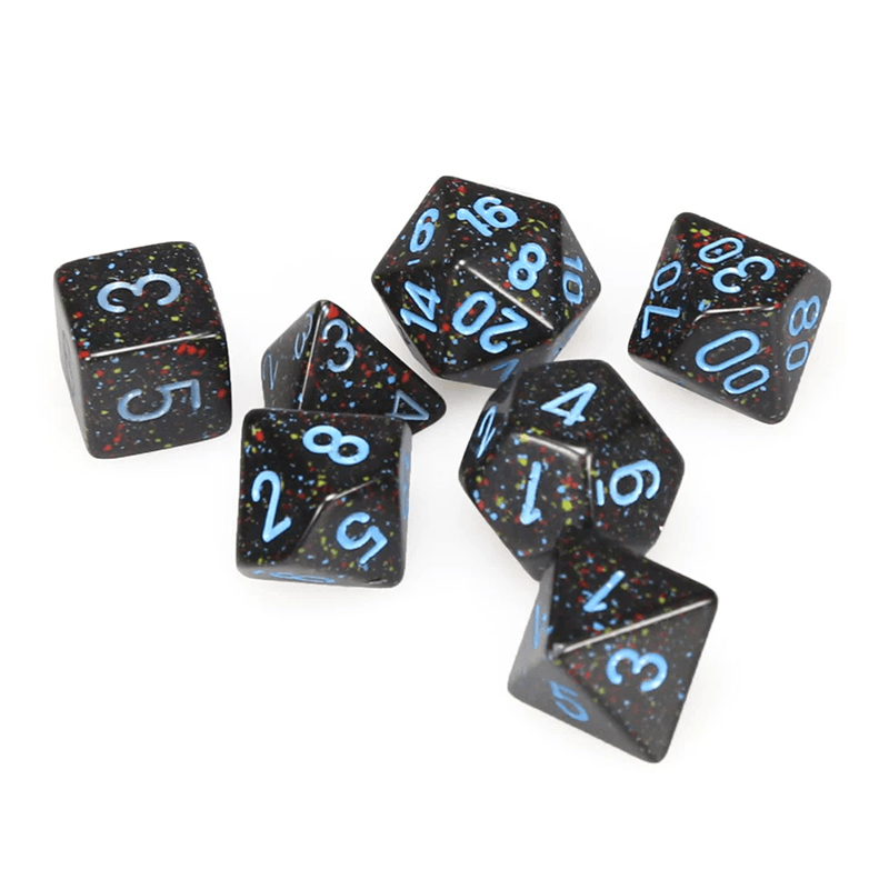 Chessex SPECKLED BLUE STARS Set Kockica