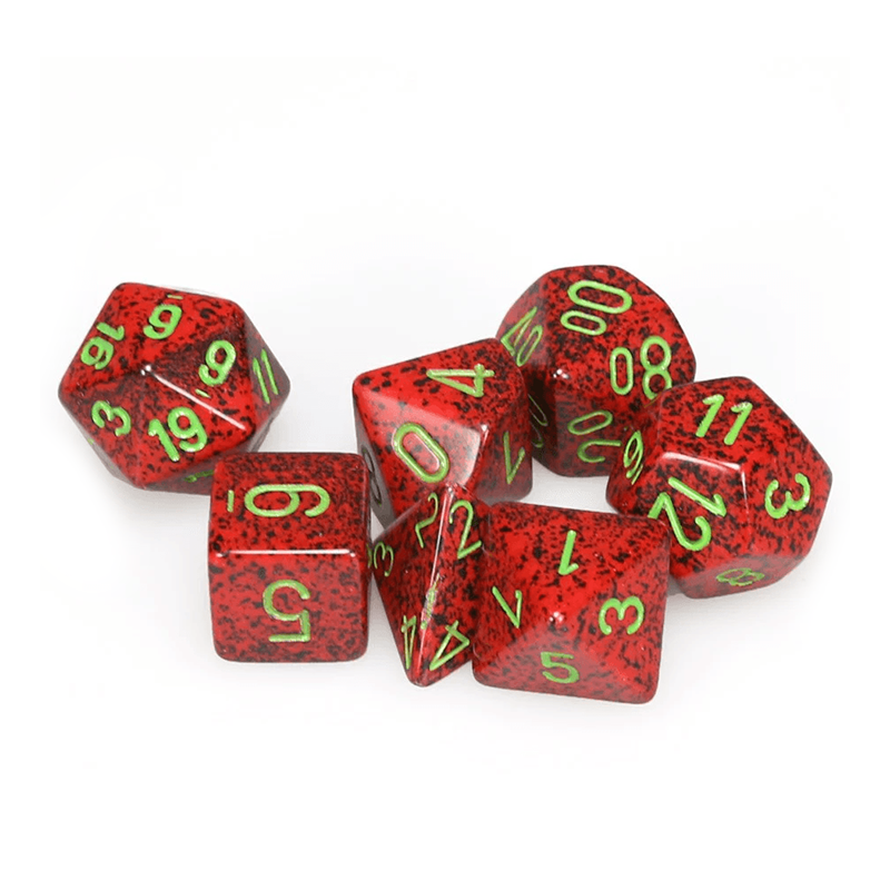 Chessex SPECKLED STRAWBERRY Set Kockica