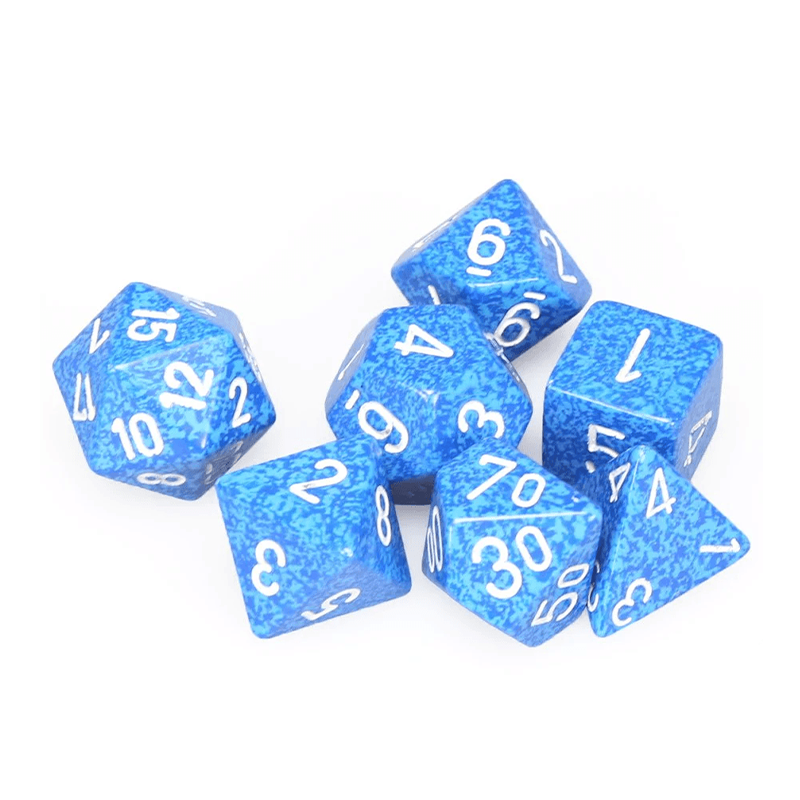 Chessex SPECKLED WATER Set Kockica