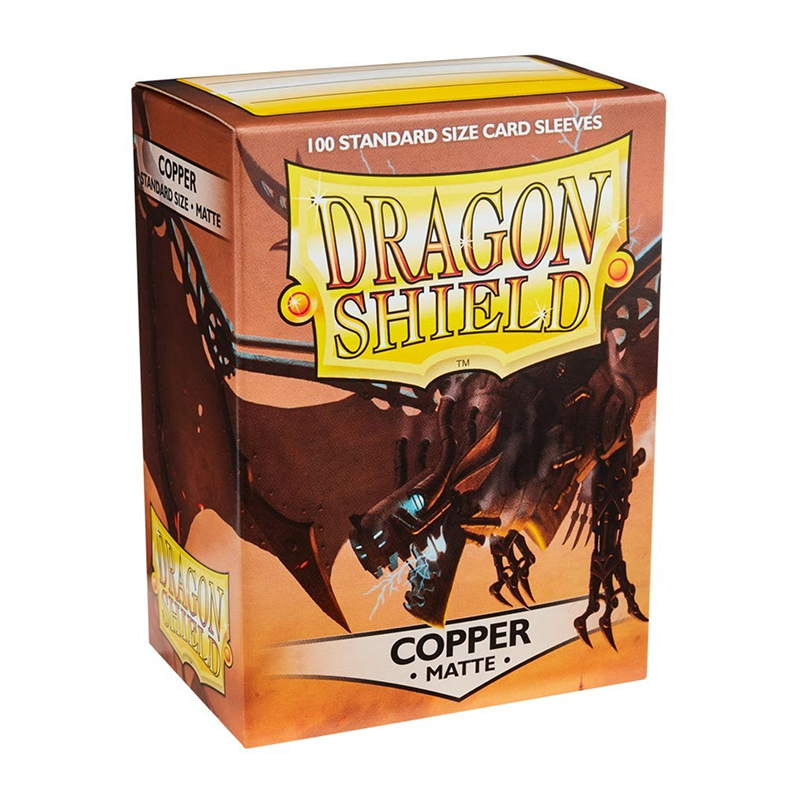 Dragon Shield Standard Matte copper sleeves