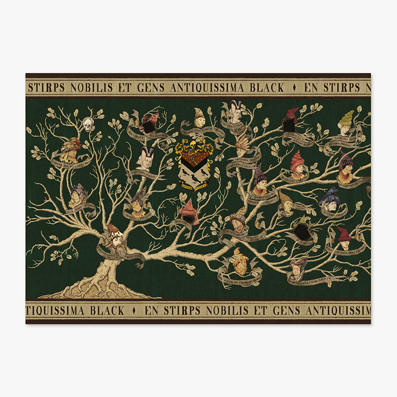 HARRY POTTER - BLACK FAMILY TAPESTRY POSTER (MINALIMA)