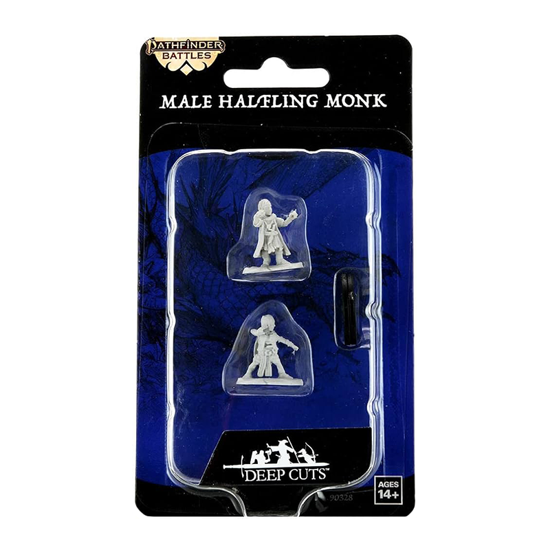 Pathfinder Deep Cuts Halfling Male Monk