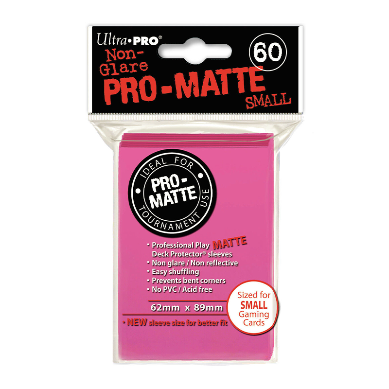 https://cartamagica.latzee.net/wp-content/uploads/2023/11/Ultra-Pro-Matte-Bright-Pink-Small-Sleeves_1.png