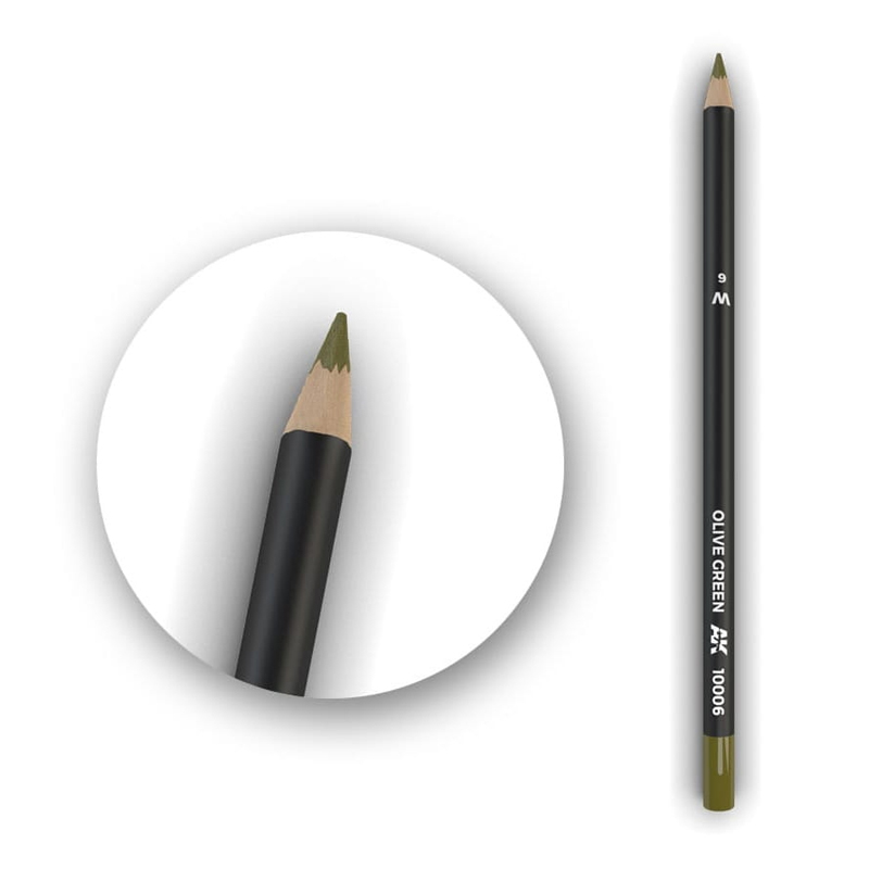 AK10006 - WATERCOLOR PENCIL OLIVE GREEN