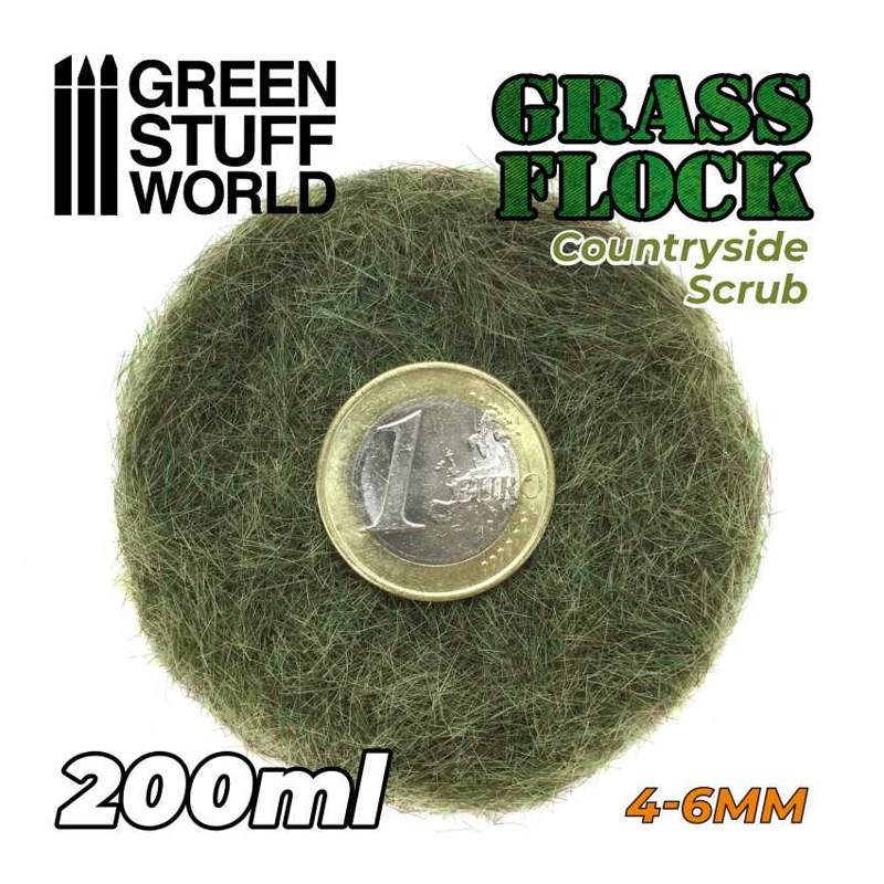 GSW: GRASS FLOCK - COUNTRYSIDE SCRUB 4-6MM (200ML)