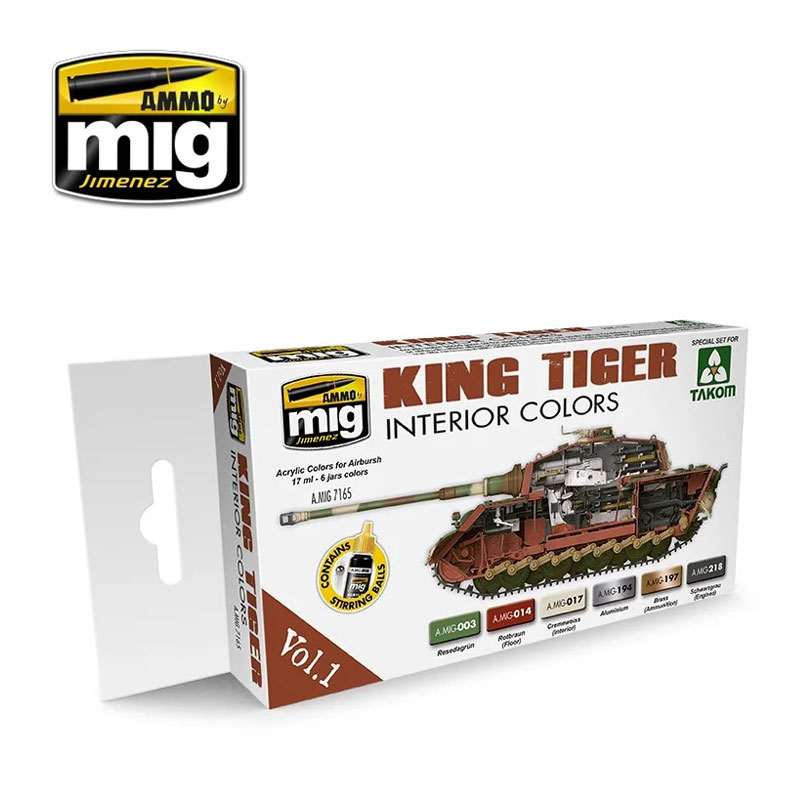 AMMO: 7165 - KING TIGER INTERIOR COLOR (SPECIAL TAKOM ED. VOL. 1)