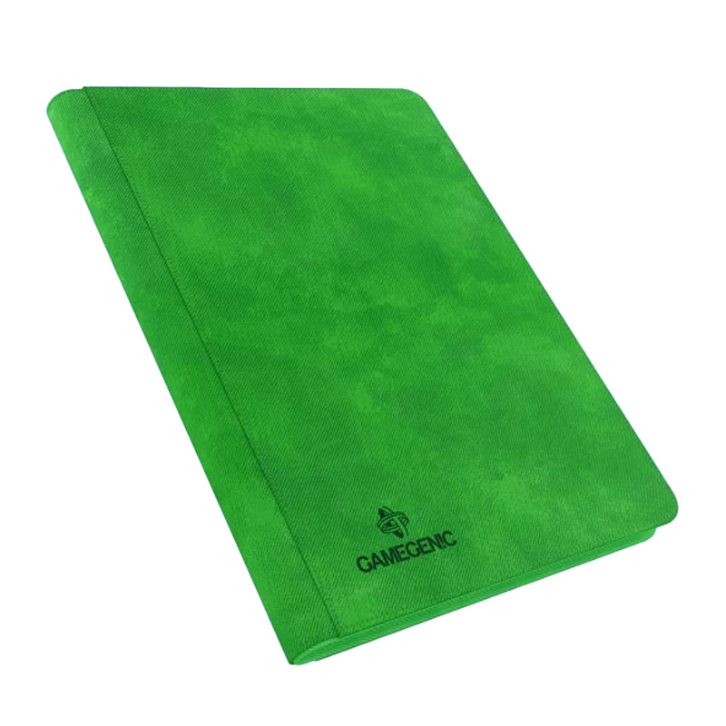 GAMEGENIC 18 POCKET ZIP UP ALBUM GREEN