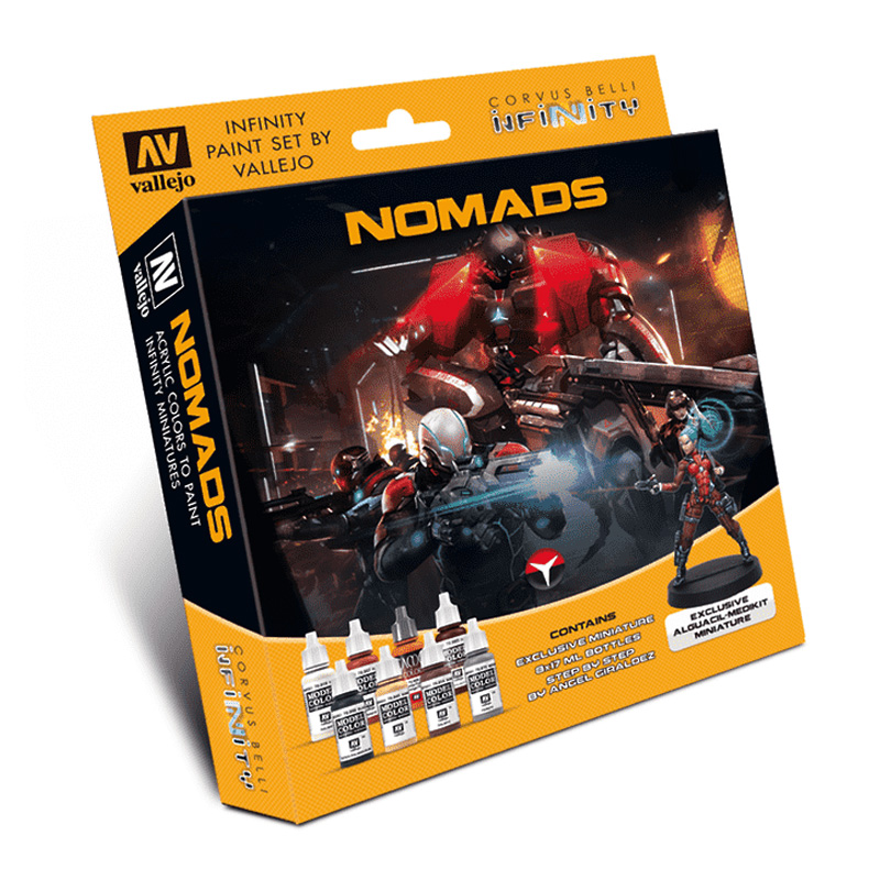 Model Color Set: Infinity Nomads Exclusive Miniature