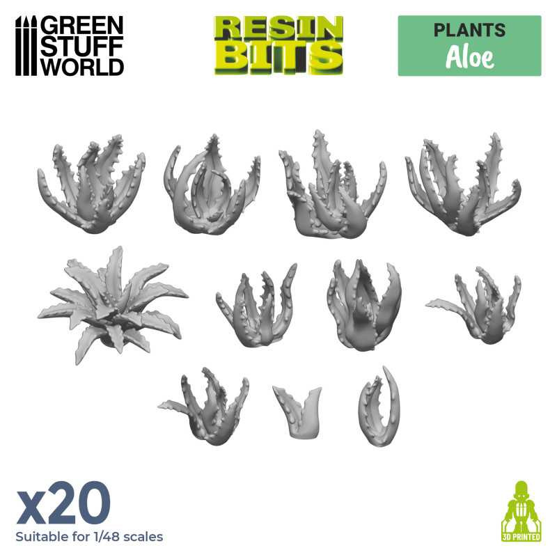GSW: 3D PRINTED SET - ALOE VERA