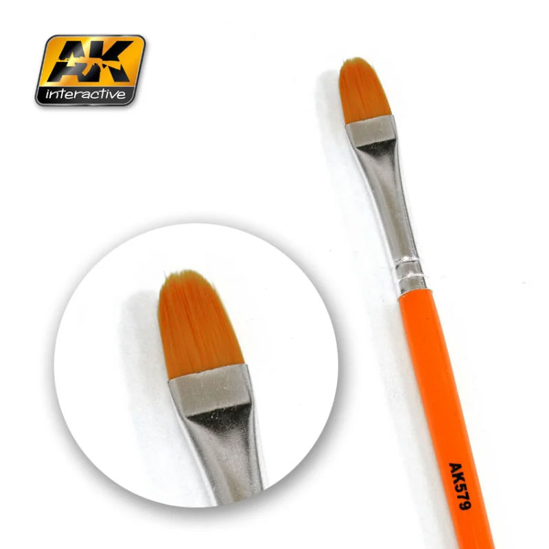 AK579 - WEATHERING BRUSH ROUNDED