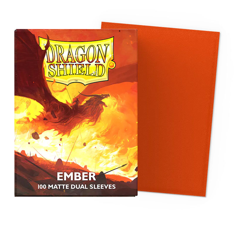 DRAGON SHIELD DUAL MATTE STANDARD SLEEVES EMBER