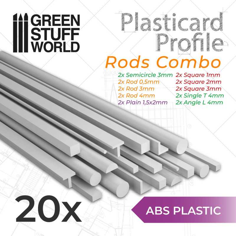 GSW: PROFILE RODS VARIETY MIX 20PCS