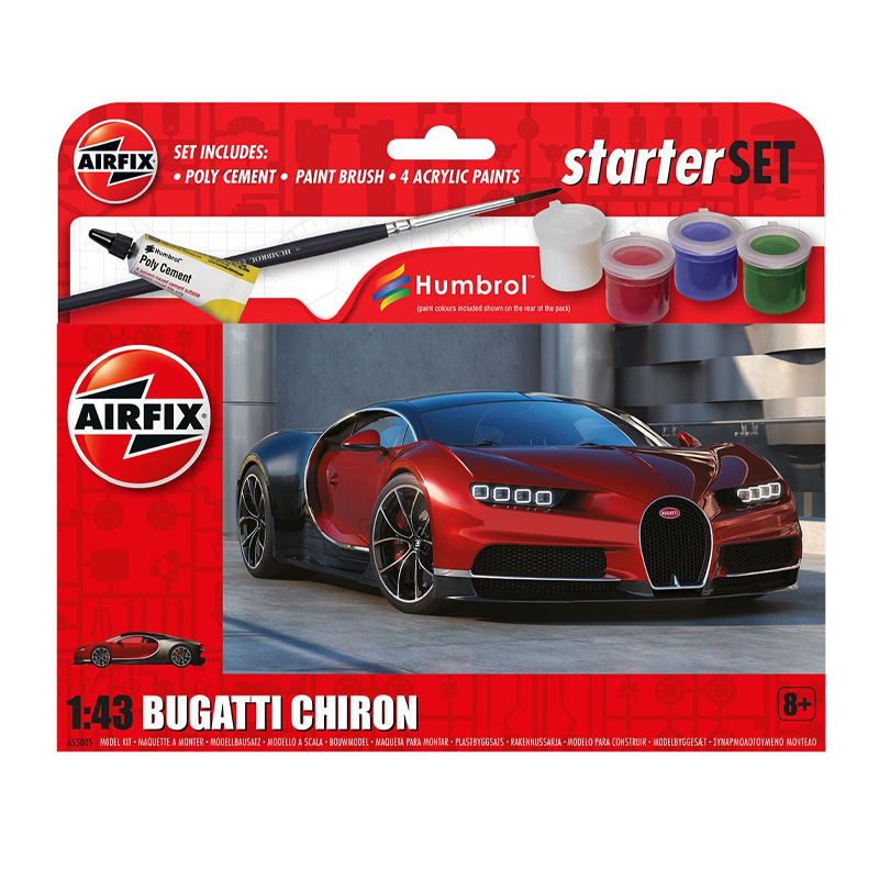 A55005 - SMALL STARTER SET BUGATTI CHIRON 1/43