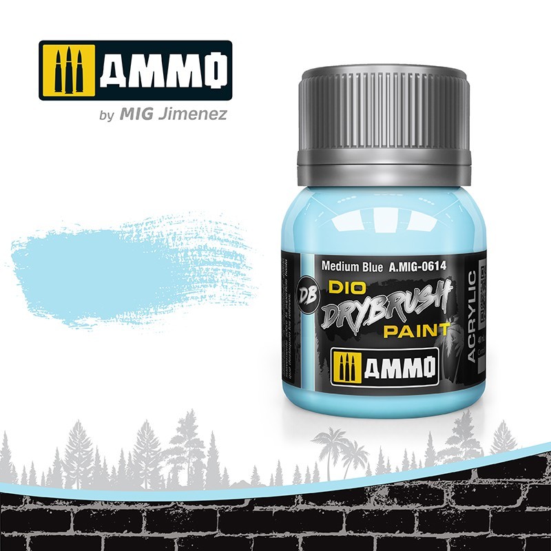AMMO: 0614 - DRYBRUSH MEDIUM BLUE