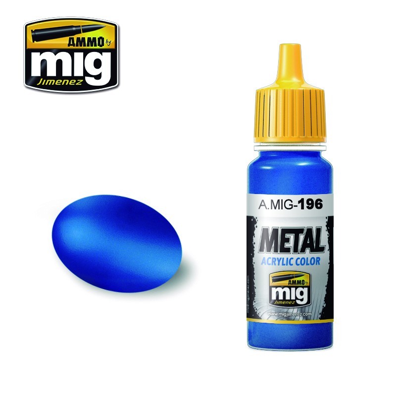 AMMO: 196 - WARHEAD METALLIC BLUE