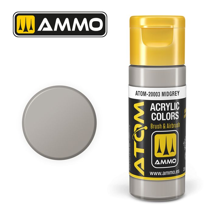 AMMO: 20003 - ATOM COLOR MIDGREY