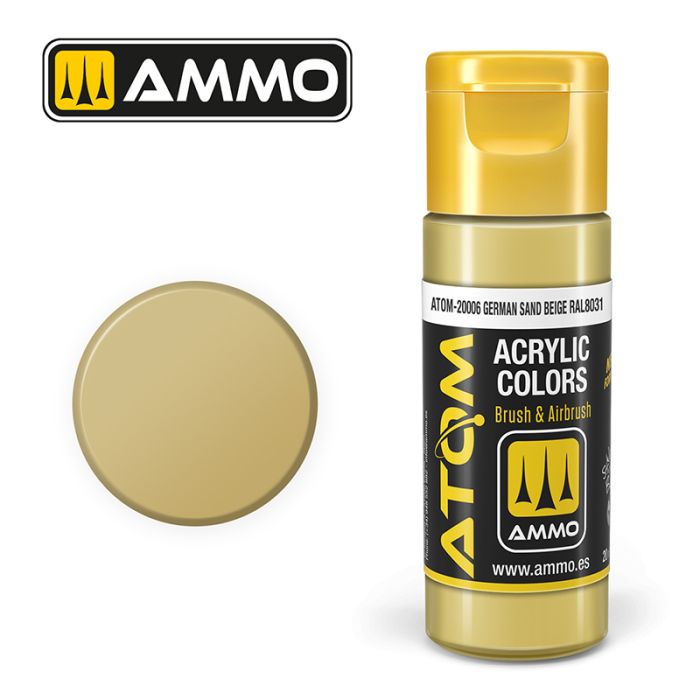 AMMO: 20006 - ATOM COLOR GERMAN SAND BEIGE RAL 8031