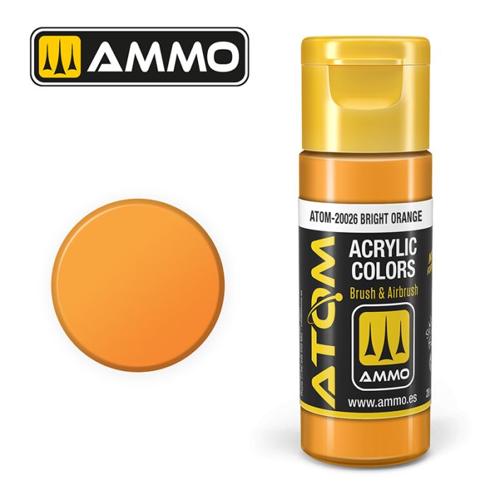 AMMO: 20026 - ATOM COLOR BRIGHT ORANGE