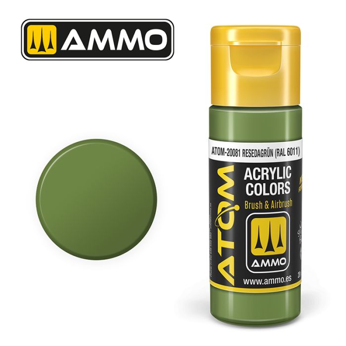 AMMO: 20081 - ATOM COLOR RESEDAGRÜN RAL 6011