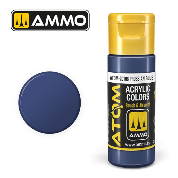 AMMO: 20108 - ATOM COLOR PRUSSIAN BLUE