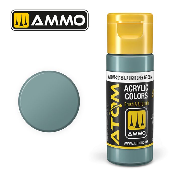 AMMO: 20138 - ATOM COLOR IJA LIGHT GREY GREEN