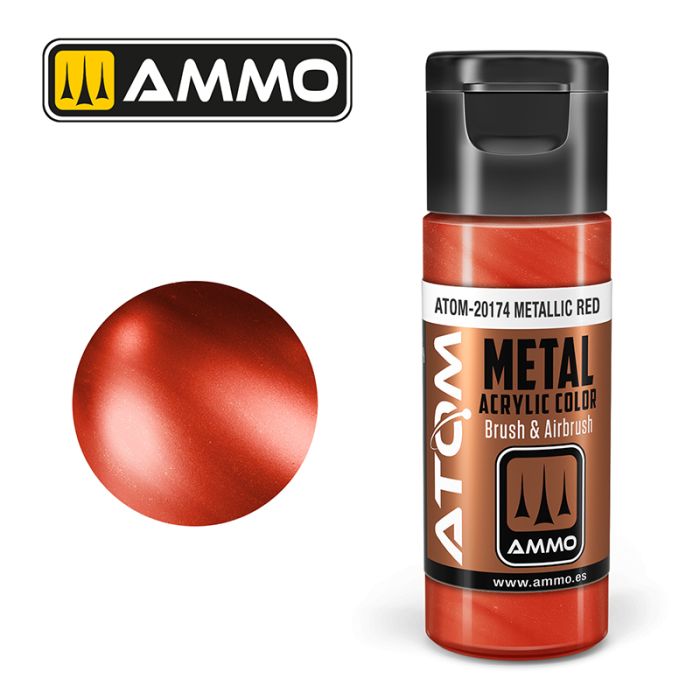 AMMO: 20174 - ATOM METALLIC RED