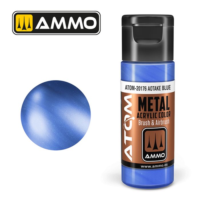 AMMO: 20176 - ATOM METALLIC AOTAKE BLUE