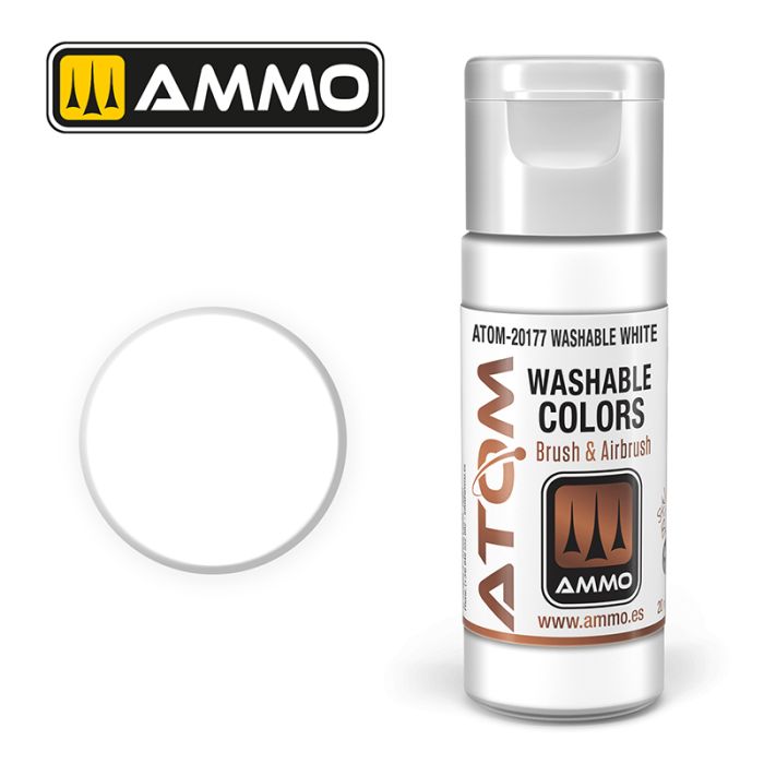 AMMO: 20177 - ATOM WASHABLE WHITE