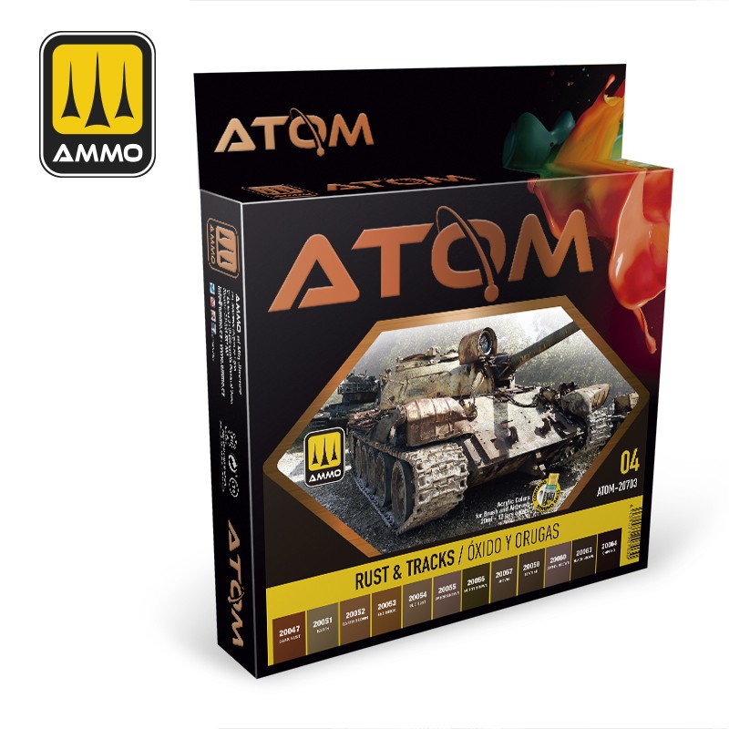 AMMO: 20703 - ATOM COLOR - RUST & TRACKS