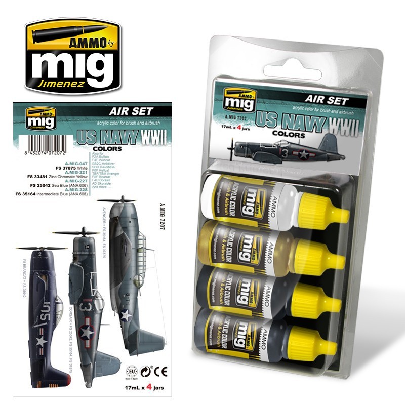 AMMO: 7207 - US NAVY WWII COLORS SET