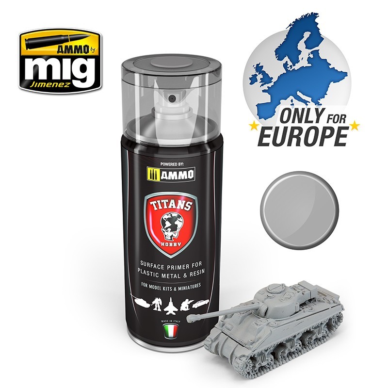 AMMO: TTH102 - TITANS HOBBY - LIGHT GREY MATT PRIMER