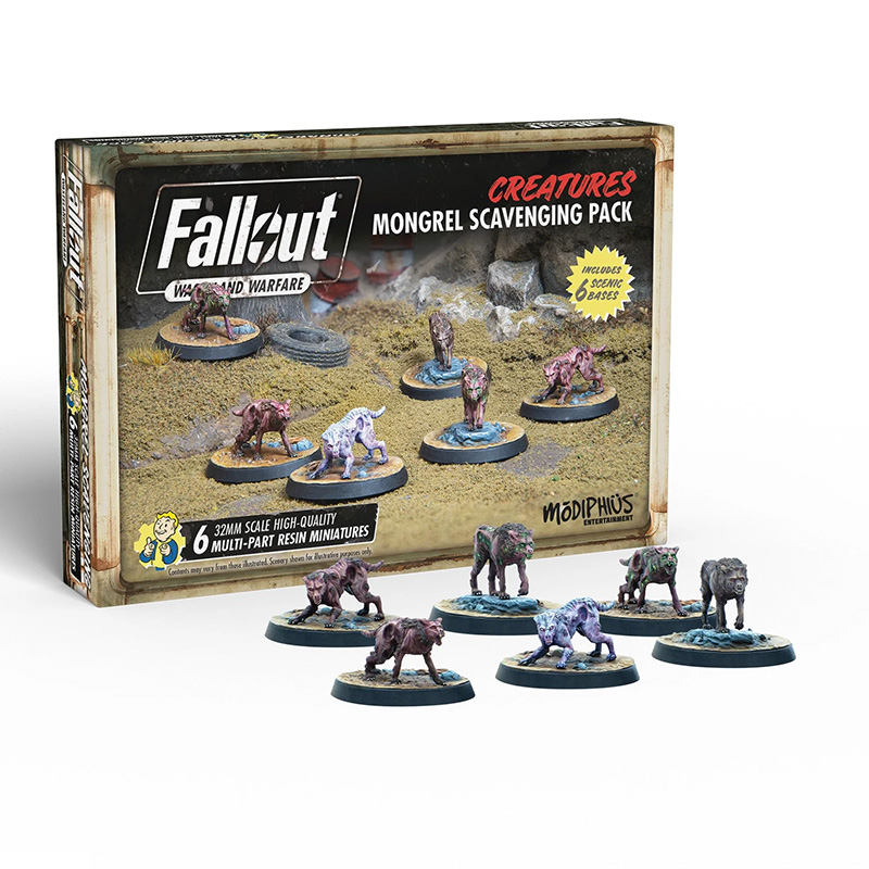 FALLOUT WASTELAND WARFARE - CREATURES: MONGREL SCAVENGING PACK