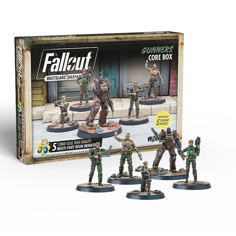 FALLOUT WASTELAND WARFARE - GUNNERS: CORE BOX