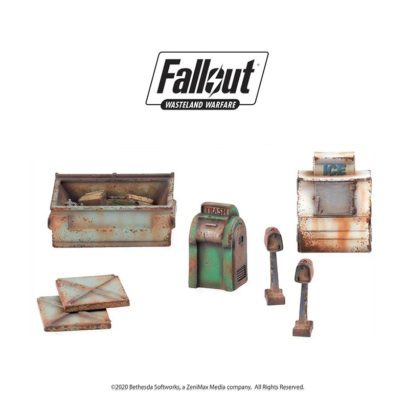 FALLOUT WASTELAND WARFARE - TERRAIN EXPANSION: BOSTON STREET SCATTER