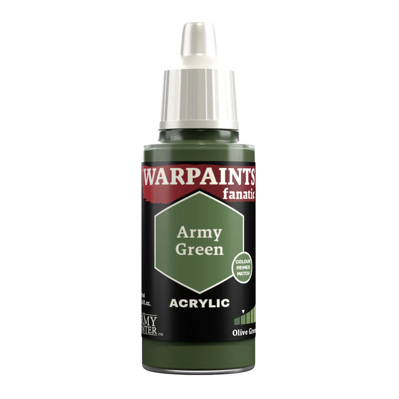 ARMY PAINTER WARPAINTS FANATIC: ARMY GREEN